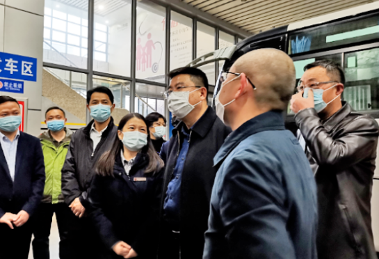 李松殿一行督導南昌長途汽車站疫情防控、春運安全生產工作